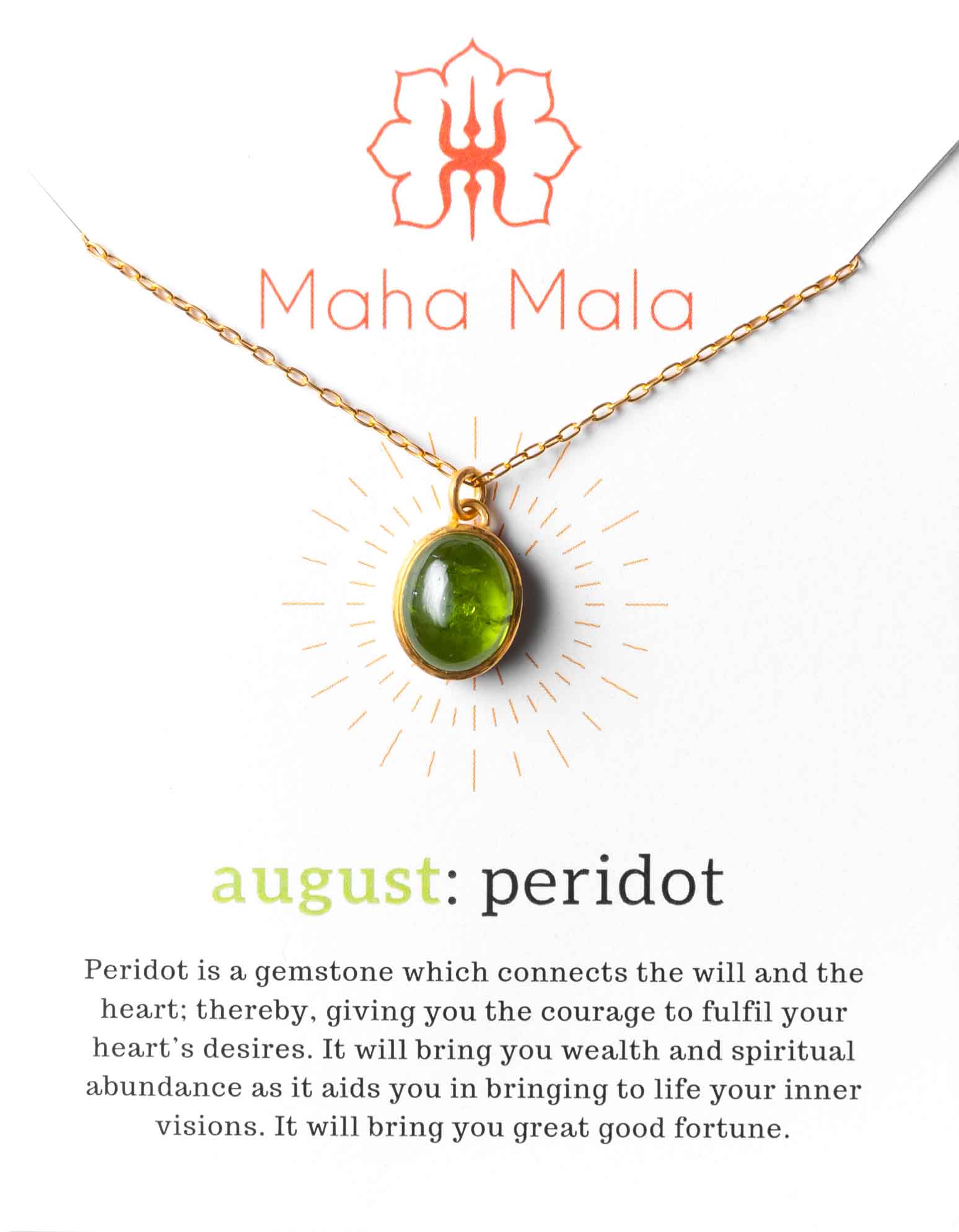 AUGUST BIRTHSTONE - PERIDOT