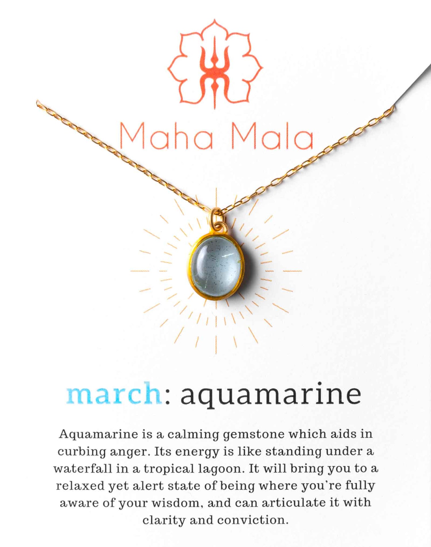 March Birthstone – Aquamarine Crystal