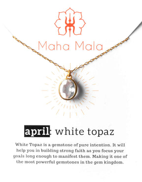 April (White Topaz)