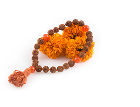 Japa Carnelian Hand Mala