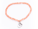 Mini Peach Moonstone Bracelet