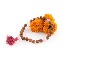 Japa Rose Quartz Hand Mala